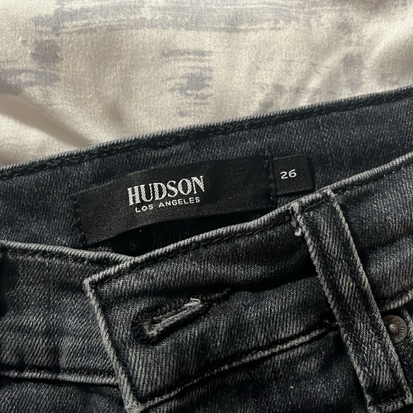 Cropped HUDSON jeans with Clemson patch! NWOT - Picture 3 of 5